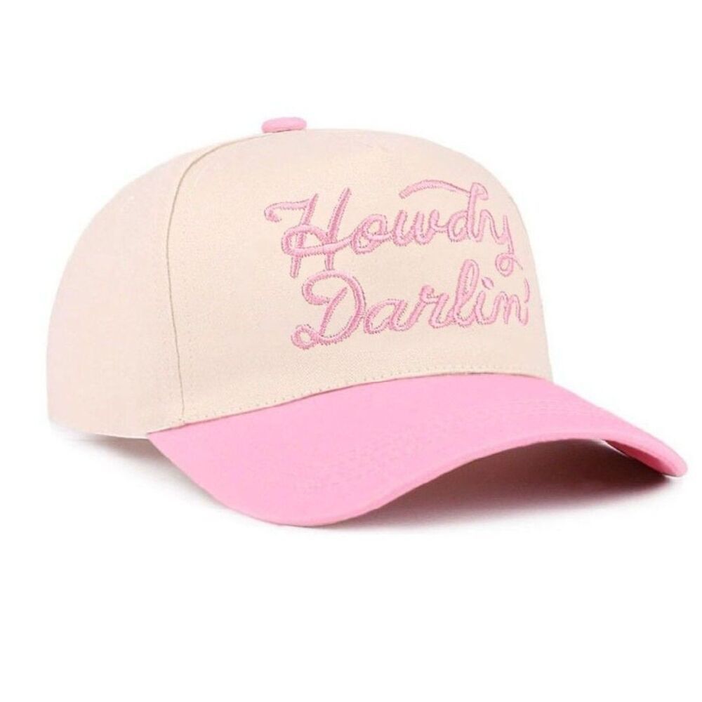 Howdy Darlin' Two-Tone Dad Hat Adjustable Cotton Baseball Cap Western Cowgirl